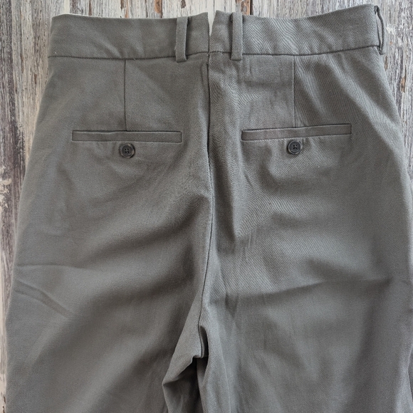Aritzia Babaton Agency Pant City Wool Olive Green Women's 2 - Picture 8 of 11